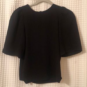 black h&m blouse
